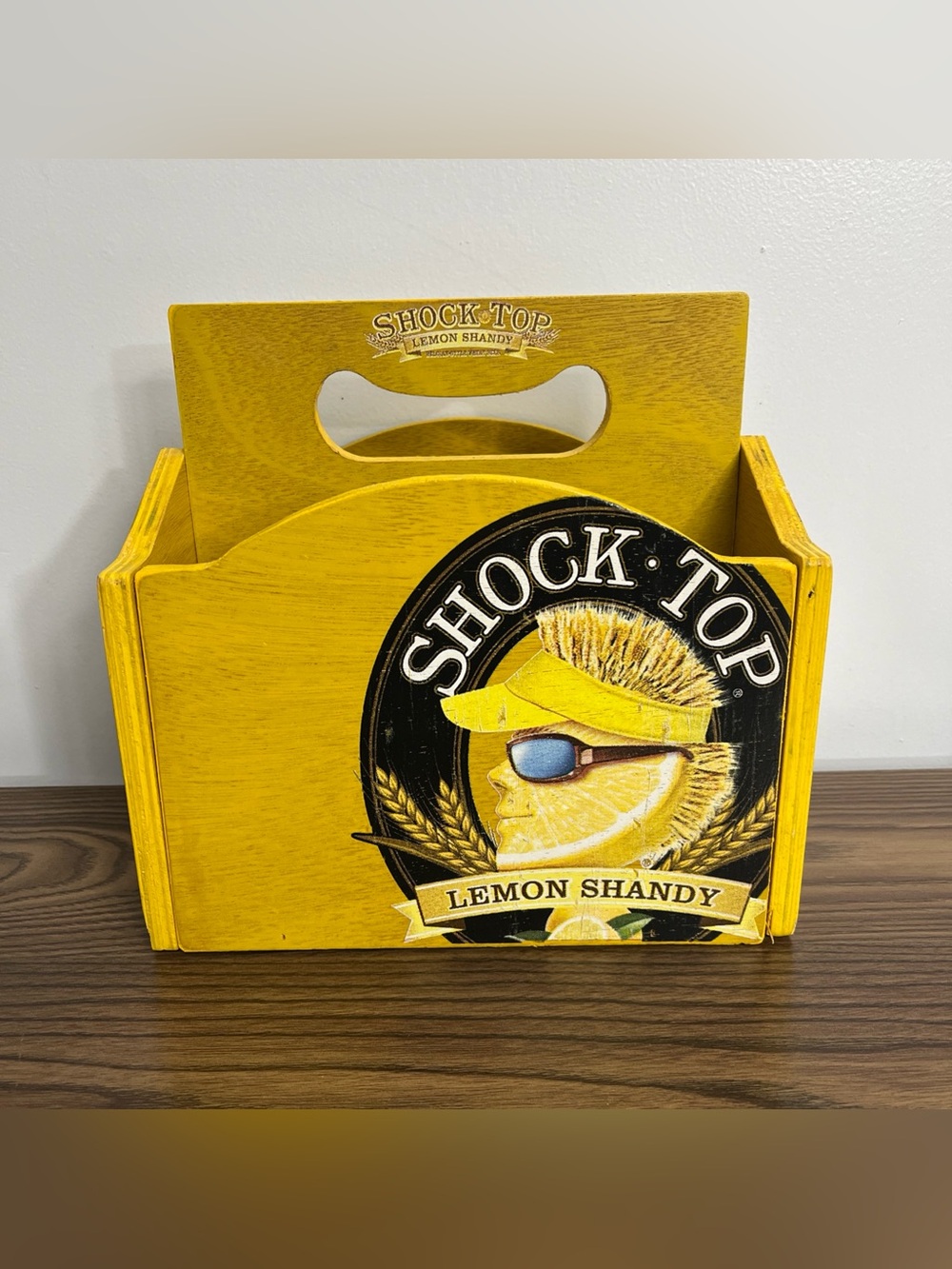 Shock Top Caddy Lemon Shandy Box Beer Bar Man Cave Beer Advertising